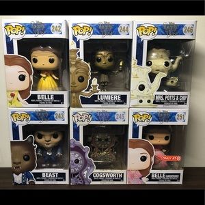 Disney Beauty and the Beast Funko Pop Lot